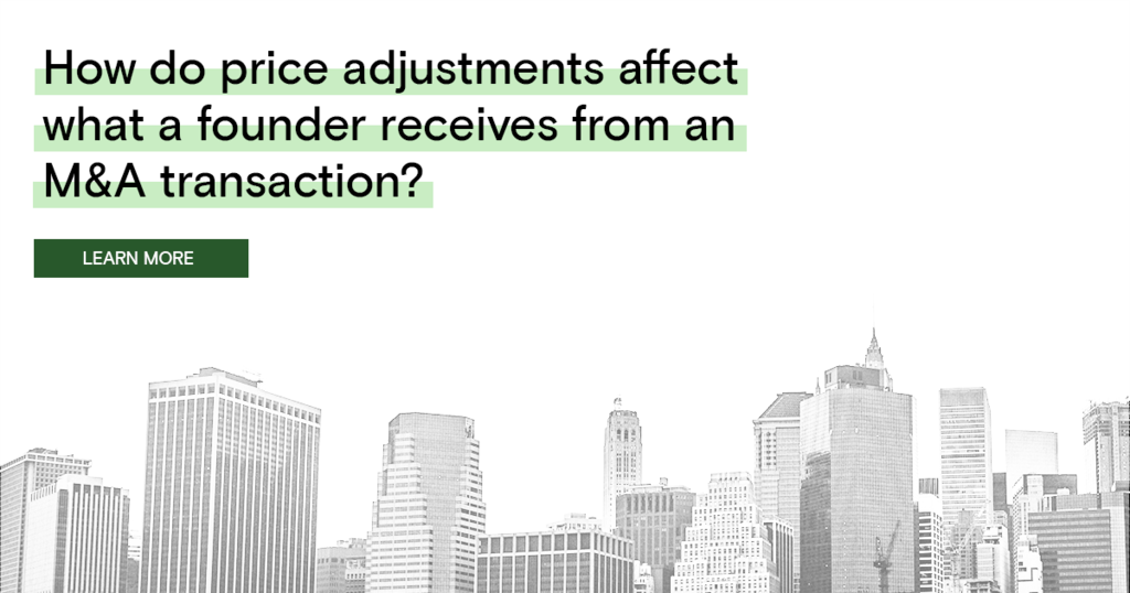 Price Adjustments Affecting What a Founder Takes Home
