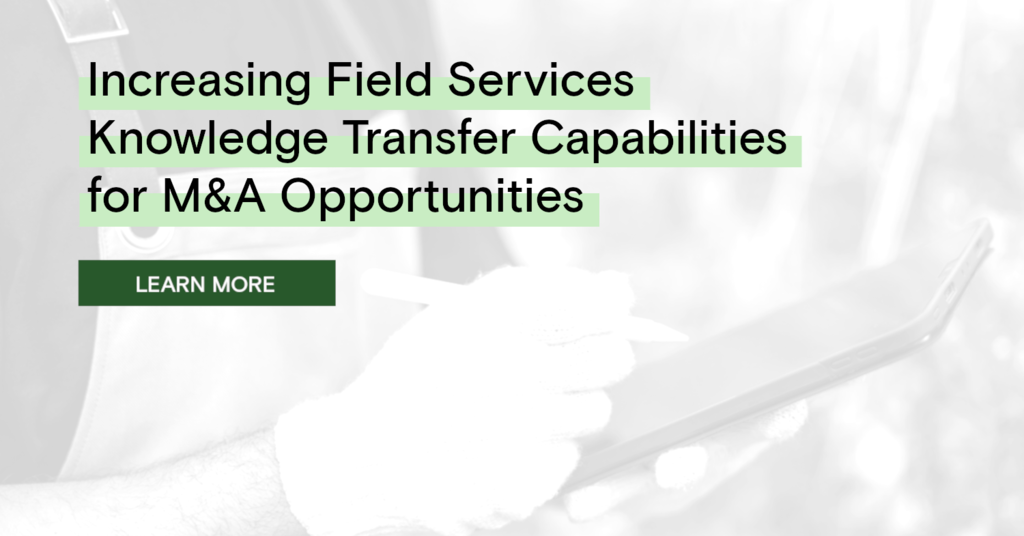 Vert Transfer Increasing Field Services Knowledge Transfer Capabilities for M&A ...