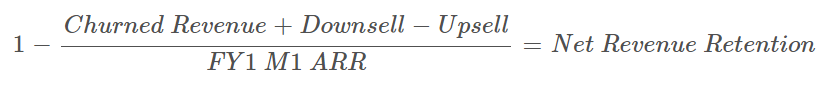 Net Revenue Retention Formula